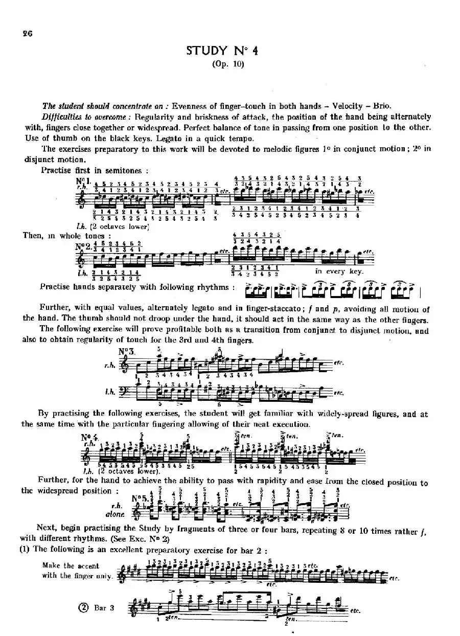 12 Etudes Op.10 柯尔托教学版(12首练习曲·4)