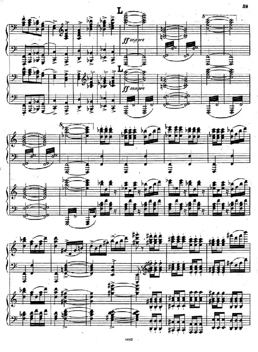 Symphony No.4 in e Minor Op.98(e小调第四交响曲·双钢琴)