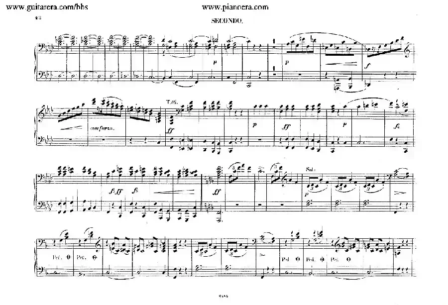 Piano Concerto No.2 in f Minor Op.21(f小调第二钢琴协奏曲·四手联弹版)