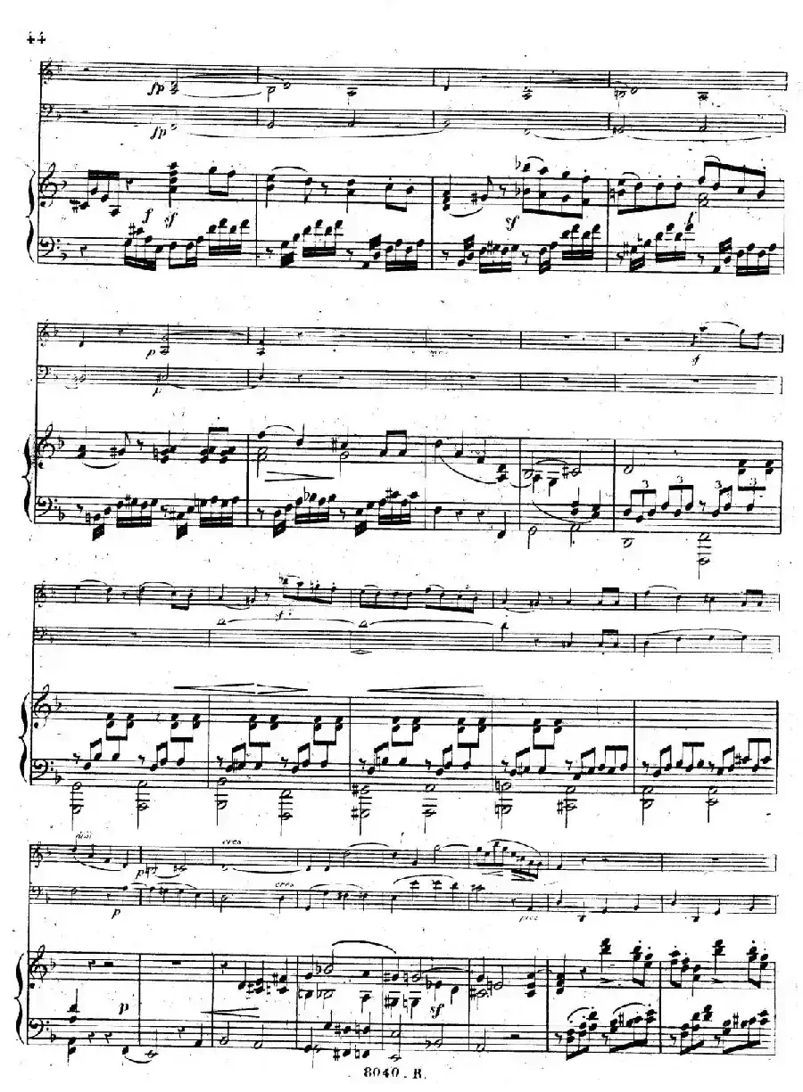 Piano Trio No.1 in d Minor Op.49(d小调第一钢琴三重奏·第四乐章)