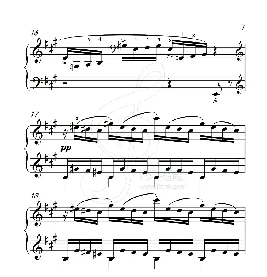 练习曲 6(克拉莫钢琴练习曲60首)