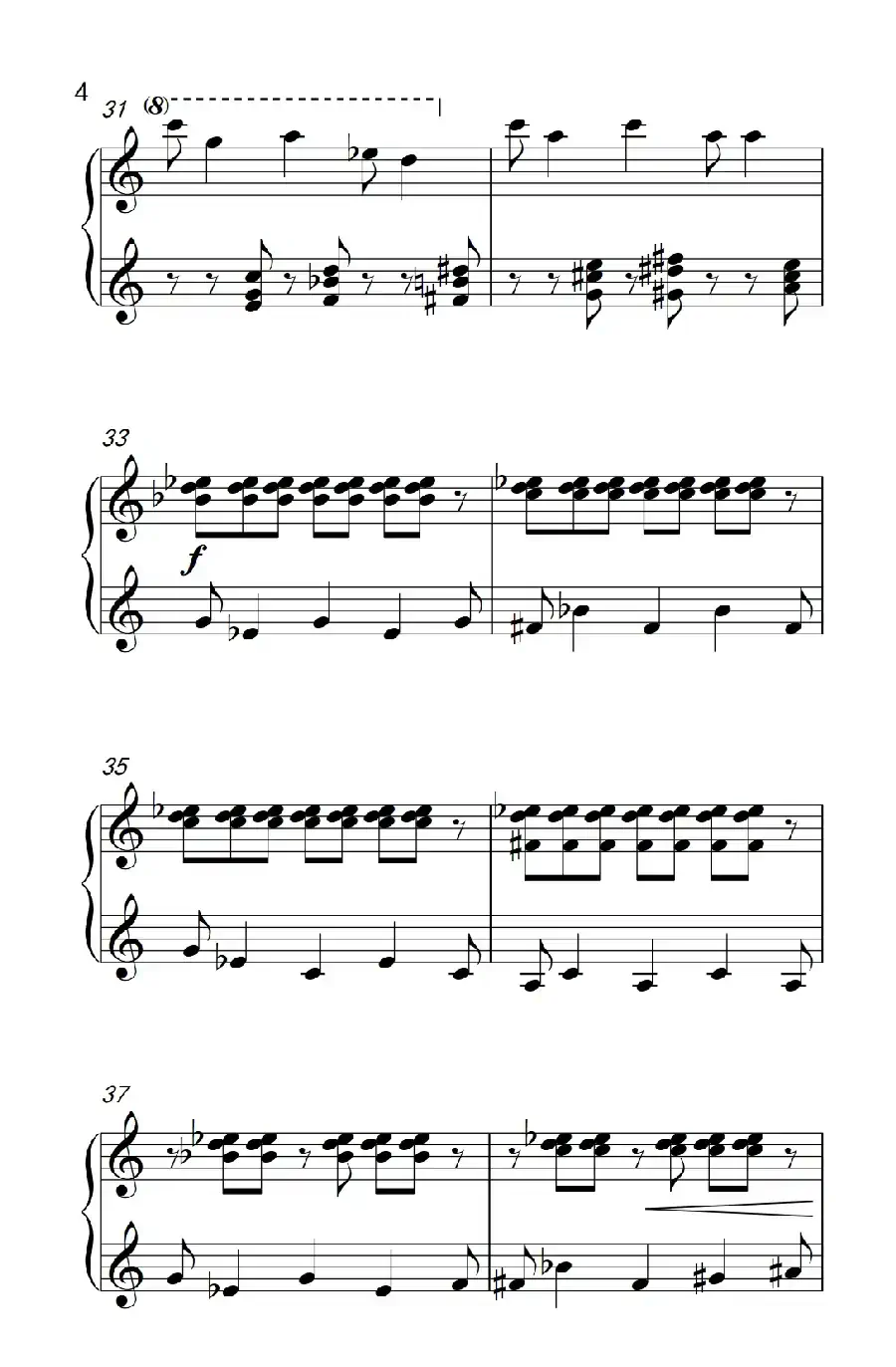六首保加利亚节奏舞曲 第四首(巴托克 小宇宙 钢琴教程 6)