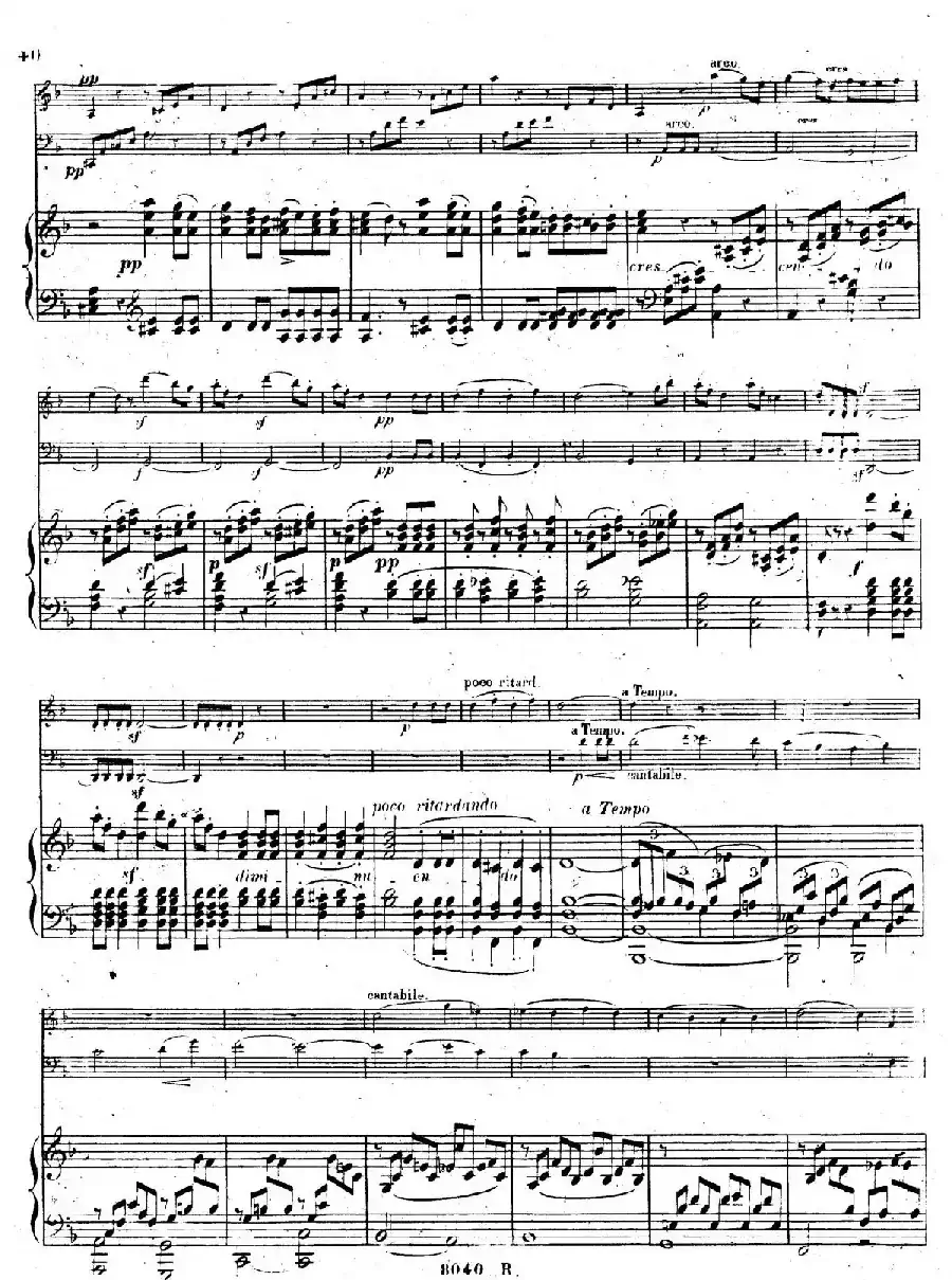 Piano Trio No.1 in d Minor Op.49(d小调第一钢琴三重奏·第四乐章)