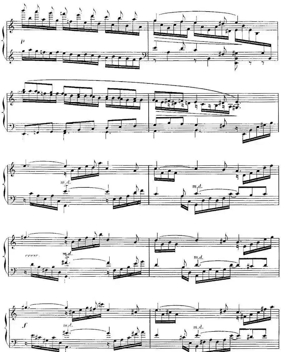 福雷13首船歌:Barcarolle No·9 in A min, Op·101