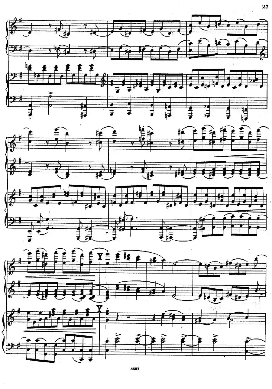 Symphony No.4 in e Minor Op.98(e小调第四交响曲·双钢琴)