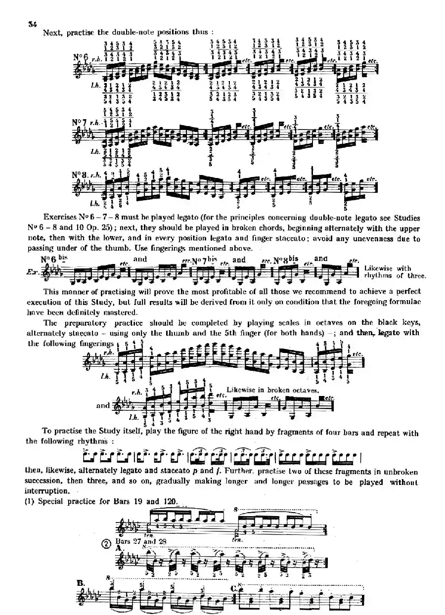 12 Etudes Op.10 柯尔托教学版(12首练习曲·5)