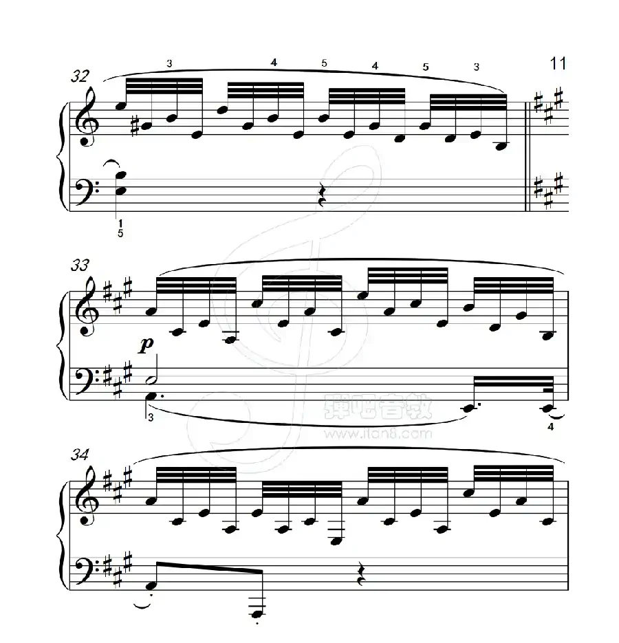 练习曲 37(克拉莫钢琴练习曲60首)