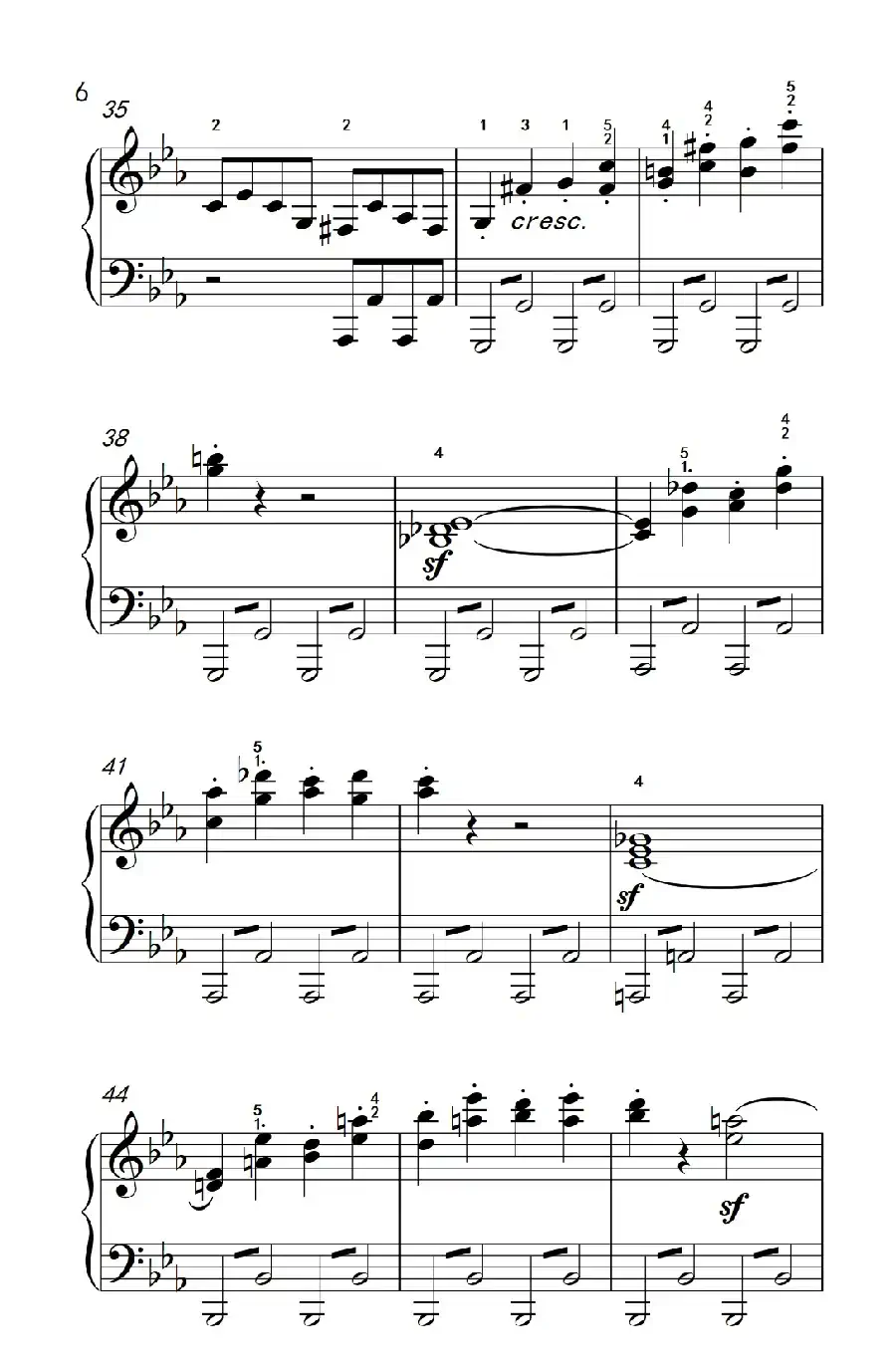 第八钢琴奏鸣曲(悲怆) 极慢的慢板序奏转辉煌的快板