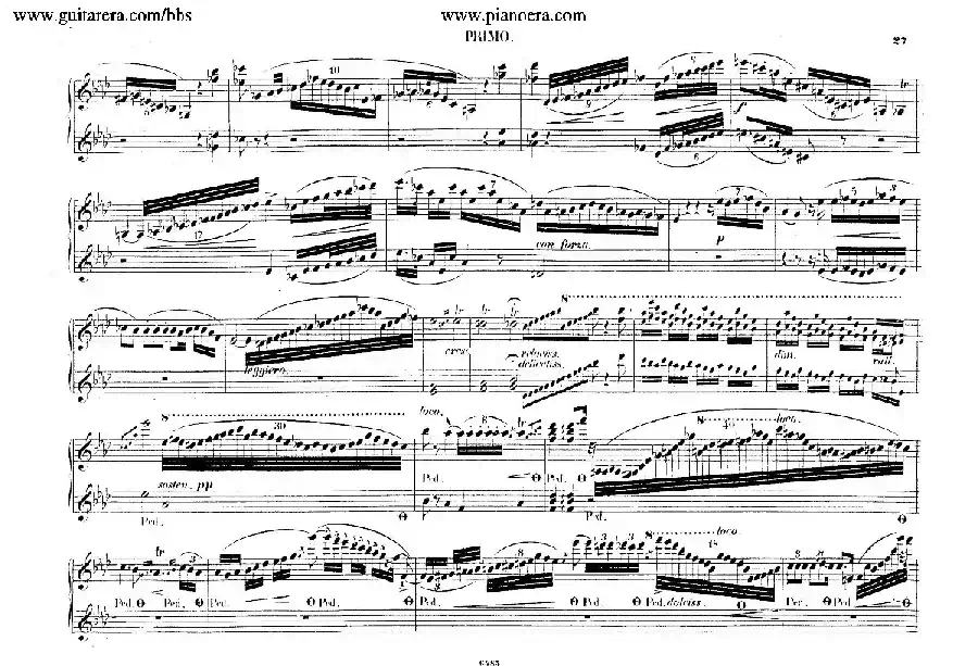 Piano Concerto No.2 in f Minor Op.21(f小调第二钢琴协奏曲·四手联弹版)