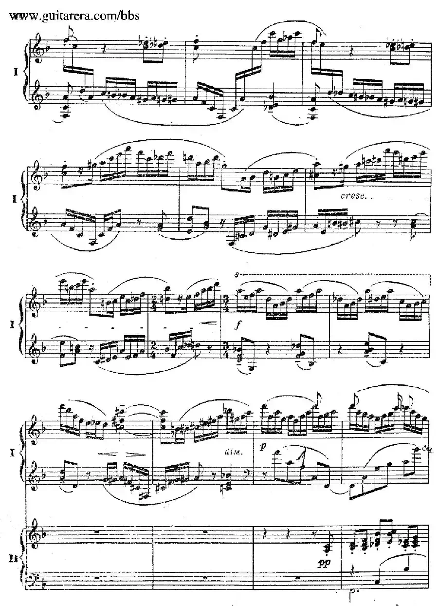 Rhapsody On A Theme Of Paganini Op.43(帕格尼尼主题狂想曲·双钢琴)(P41——60)