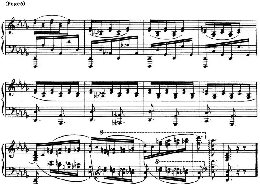 斯克里亚宾12首钢琴练习曲 Op8(No.10 Alexander Scriabin Etudes)