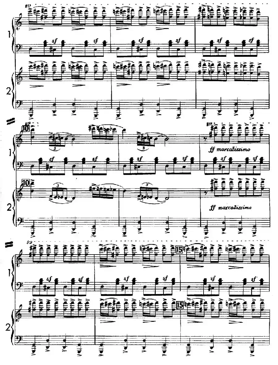 Sabre Dance(马刀舞曲)(双钢琴版)