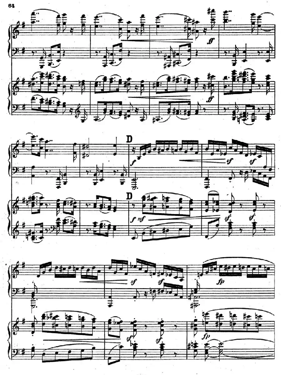 Symphony No.4 in e Minor Op.98(e小调第四交响曲·双钢琴)