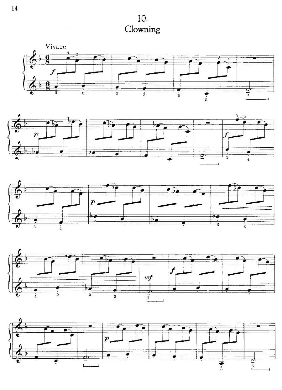 Thirty Pieces For Children Op.27(30首儿童钢琴曲 6—10)