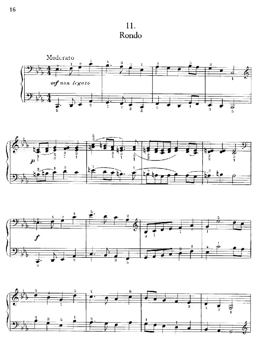 Thirty Pieces For Children Op.27(30首儿童钢琴曲 11—15)