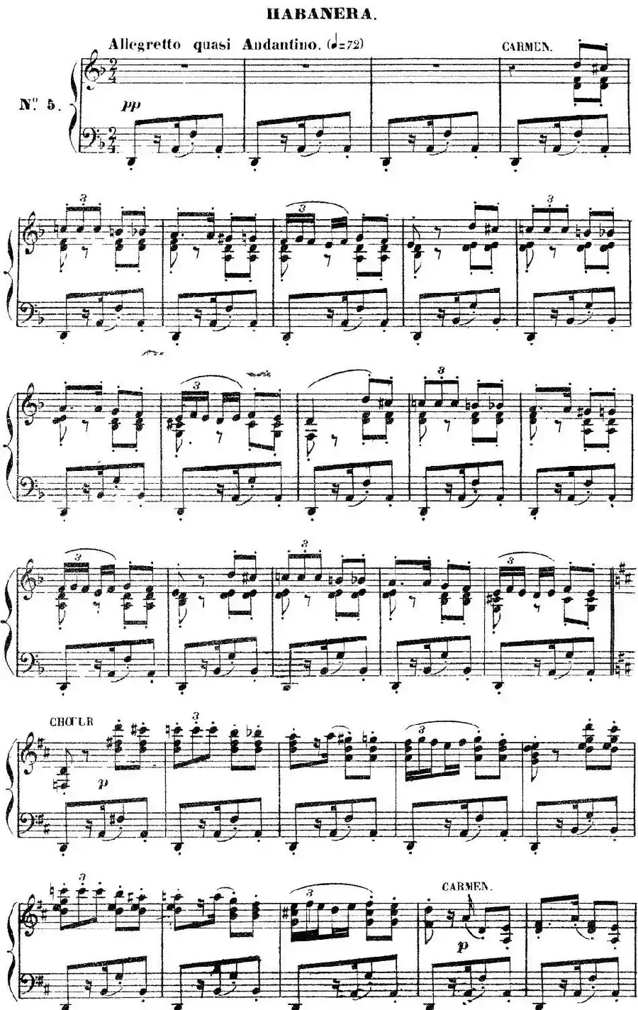 Carmen for Solo Piano(卡门全剧钢琴独奏版)(No.5)