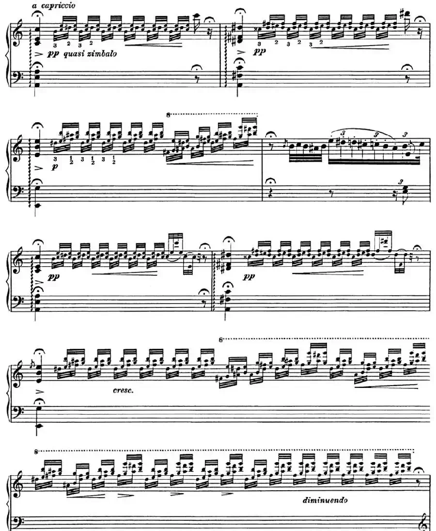 李斯特 匈牙利狂想曲 Hungarian Rhapsodies S.244 No.10