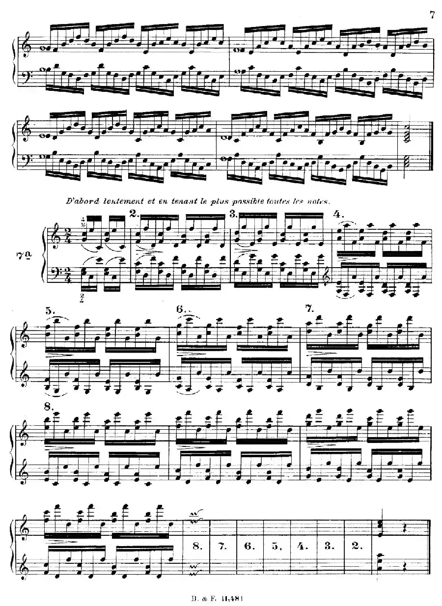 51 Exercises, WoO 6(51首钢琴练习 1—7)