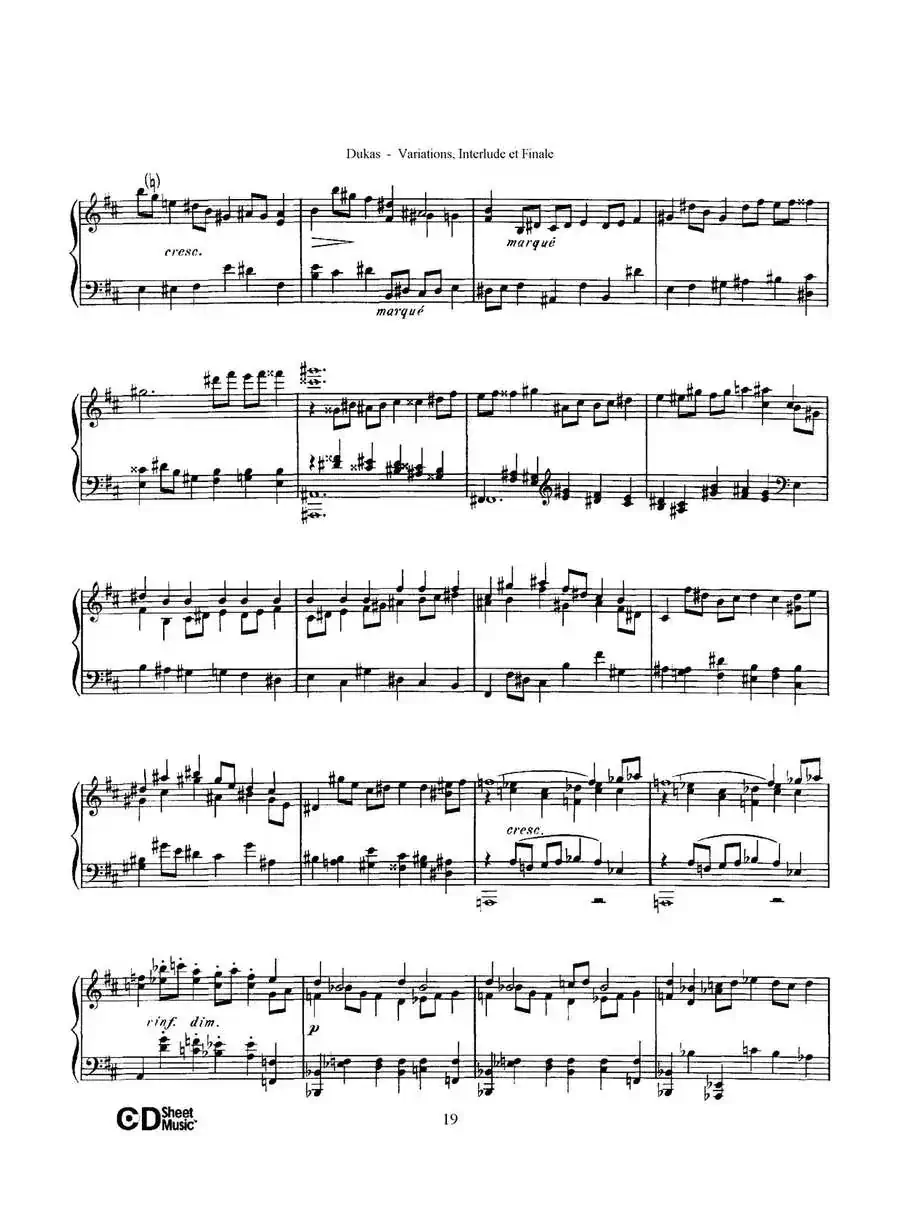 Variations, Interlude & Finale on theme de Rameau(拉摩主题变奏曲、间奏曲和终曲·第二部分)
