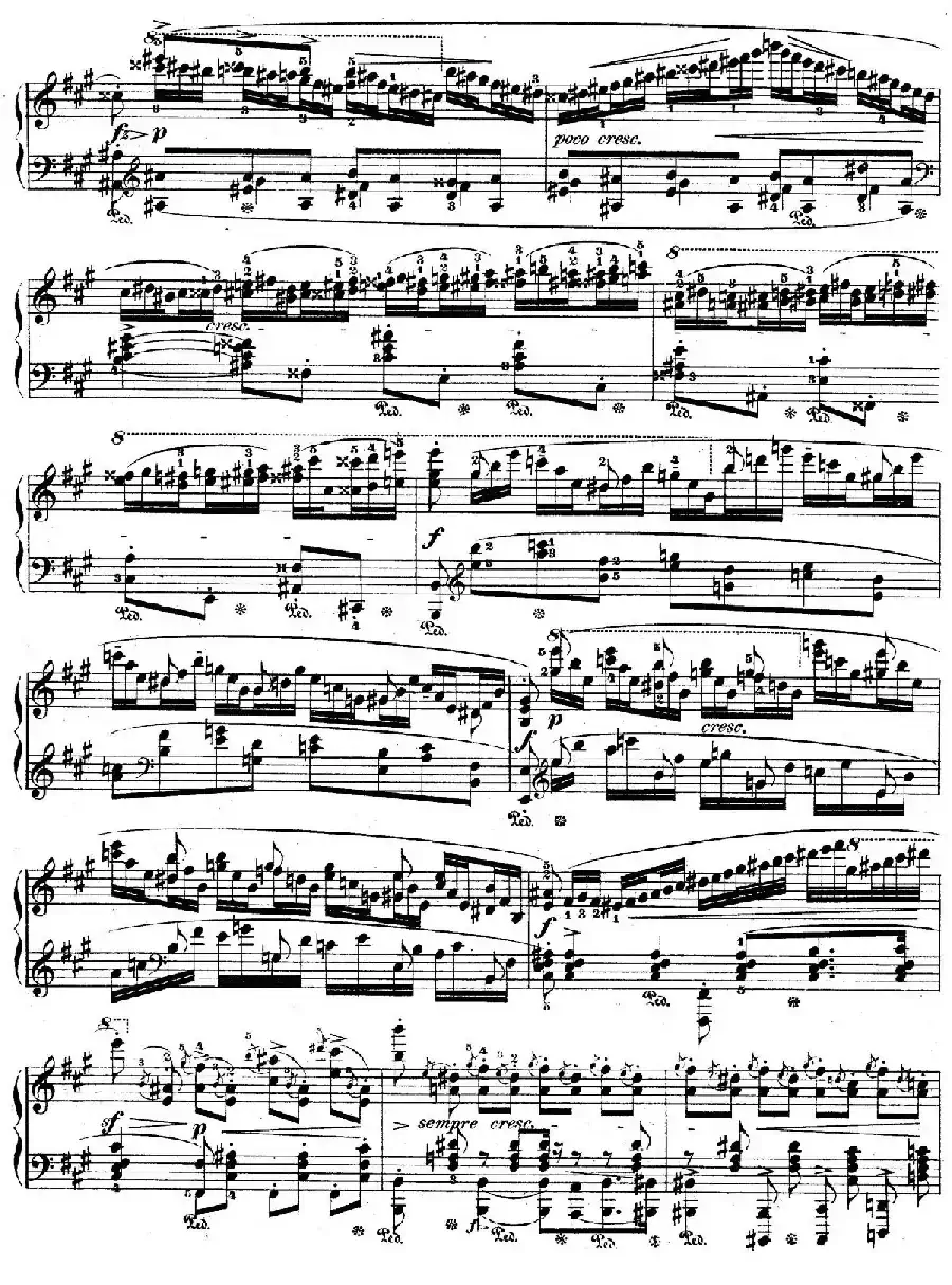 Allegro de Concerto Op.46(A大调音乐会快板)