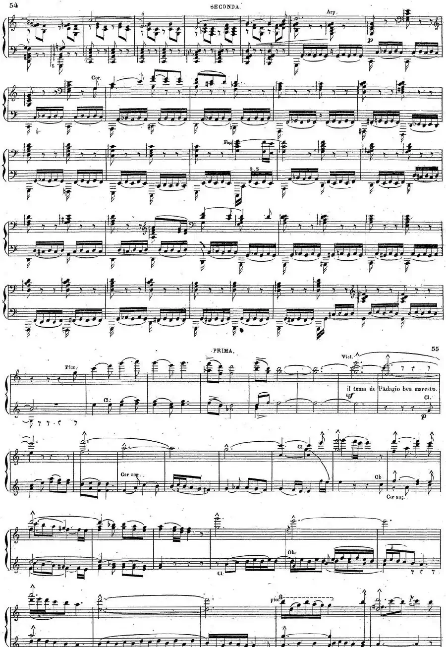 Harold en Italie Op.16 - 4 Hands(哈罗尔德在意大利·四手联弹)(P21——30)