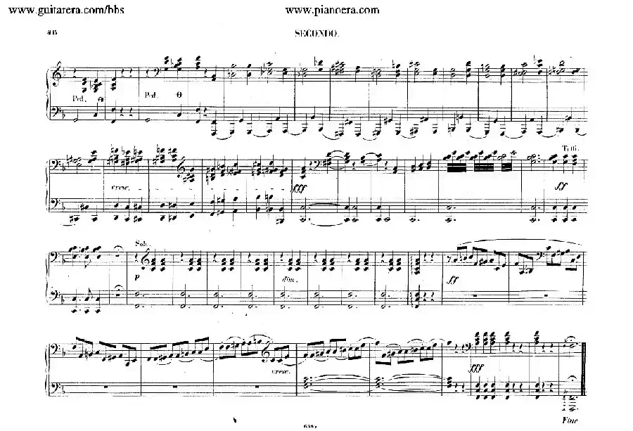 Piano Concerto No.2 in f Minor Op.21(f小调第二钢琴协奏曲·四手联弹版)