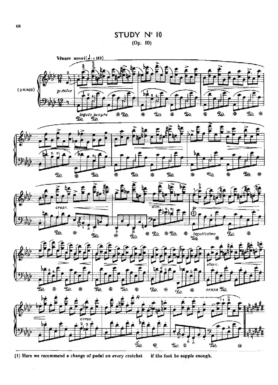 12 Etudes Op.10 柯尔托教学版(12首练习曲·10)