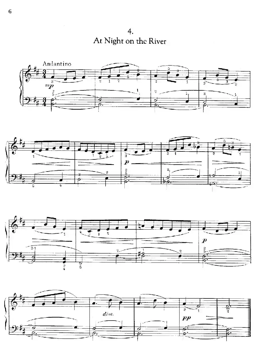Thirty Pieces For Children Op.27(30首儿童钢琴曲 1—5)
