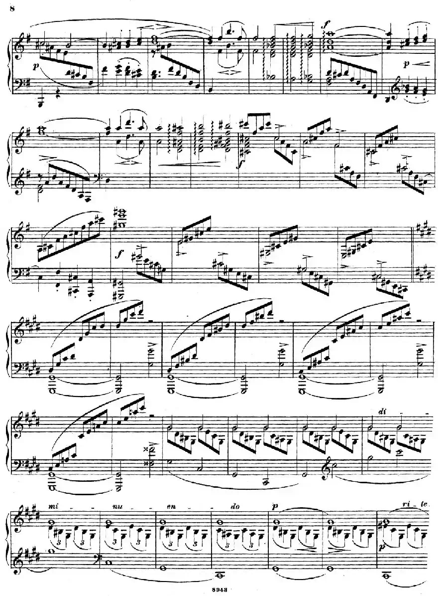 Piano Sonata in e Minor Op.28(e小调钢琴奏鸣曲)