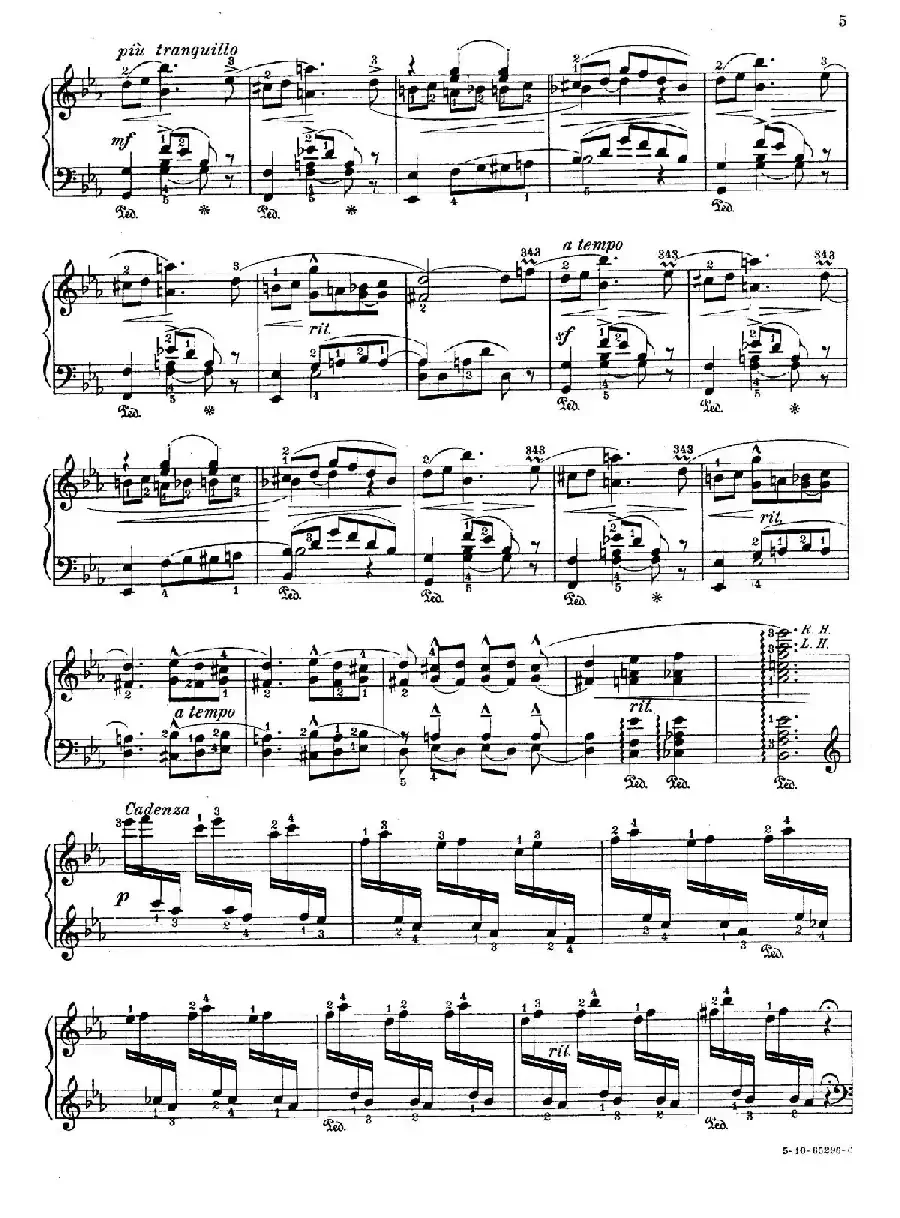 Valse Caprice in E-flat Major Op.53(降E大调随想圆舞曲)