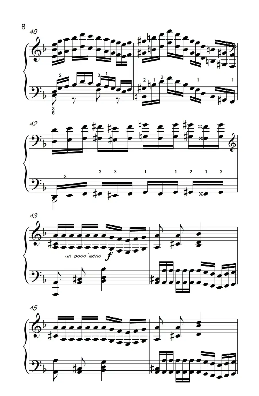 莫什科夫斯基 钢琴练习曲(第九首)