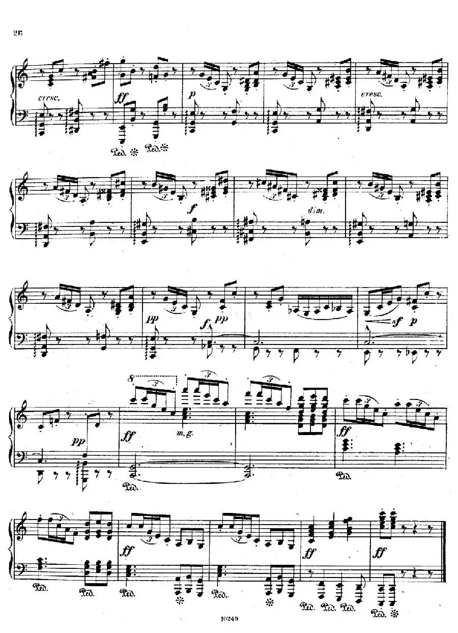 Etudes Rythmiques Op.149(节奏练习曲集)(6)