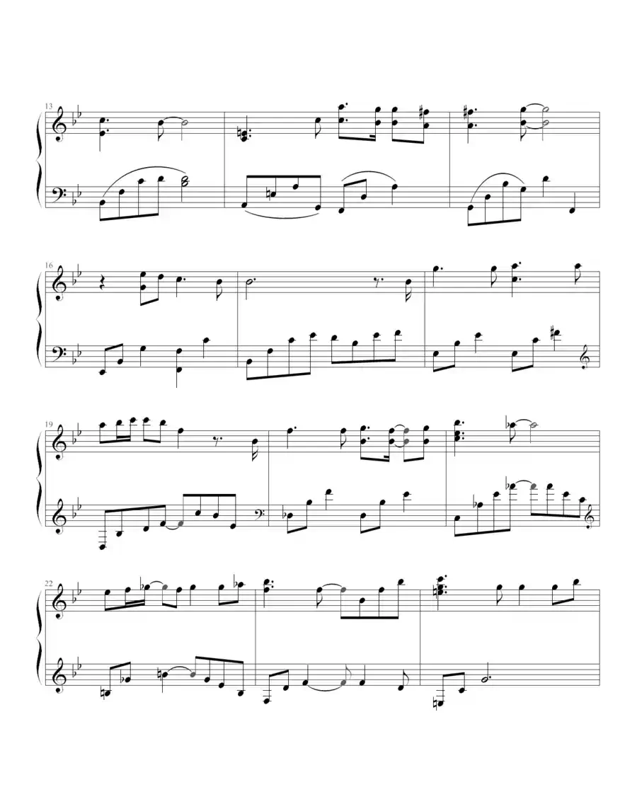 第一次(韩剧《冬日恋歌》插曲)(剑心制谱版)