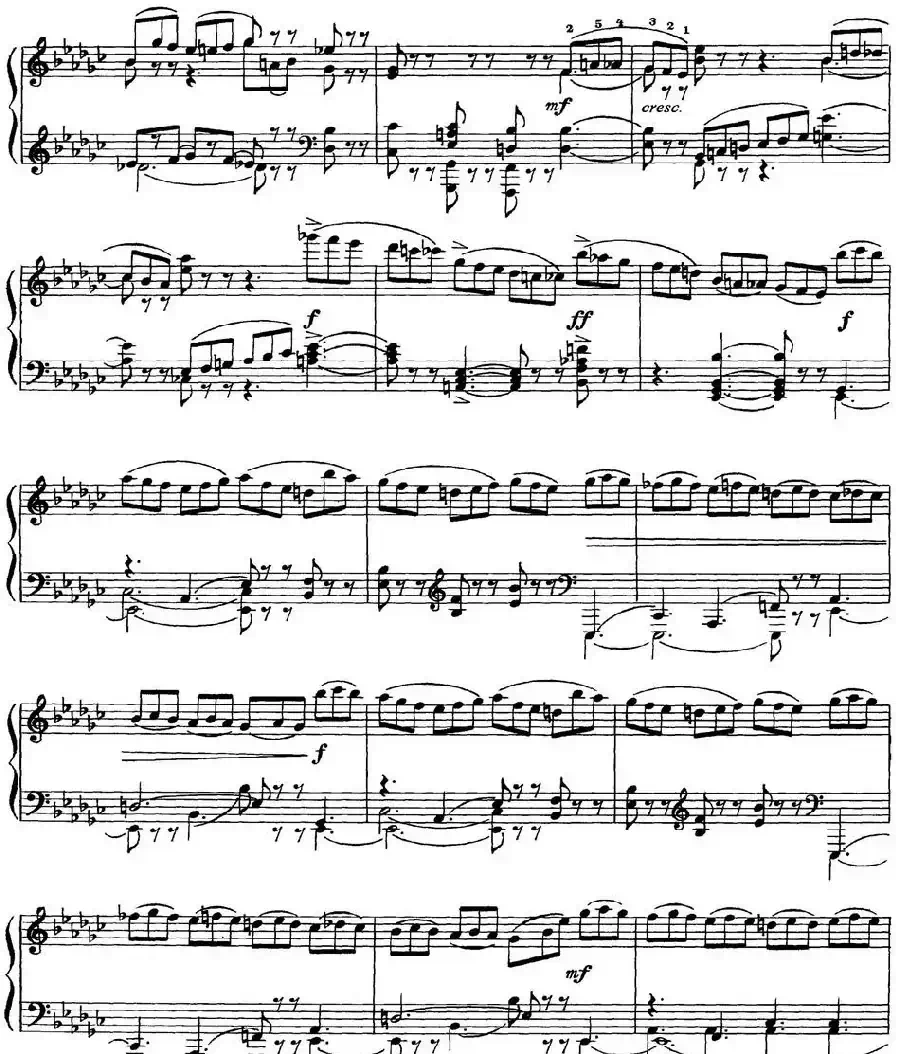 柴可夫斯基18首钢琴小品Op.72(10.Scherzo-fantaisie)
