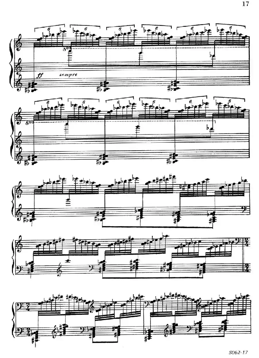 Arabesques Op.42(阿拉伯风格曲 9. 呼啸肆虐的风 )