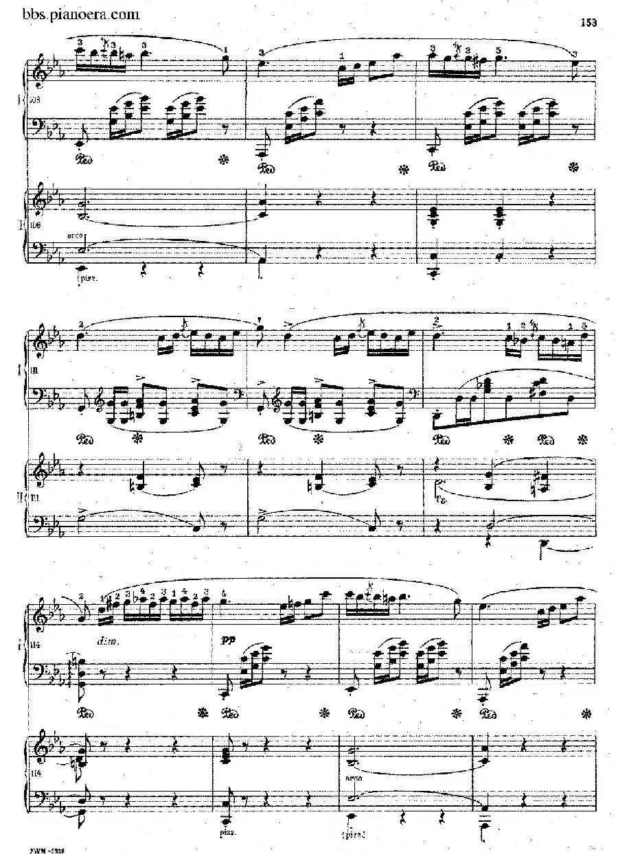 Grande Polonaise Brilliante Preceded by an Andante Spianato Op.22(平静的行板与华丽的波兰舞曲·双钢琴版)
