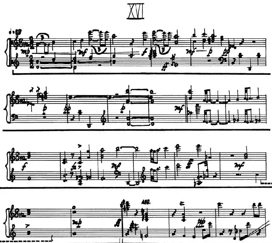 为加料钢琴而作的奏鸣曲与间奏曲(16)