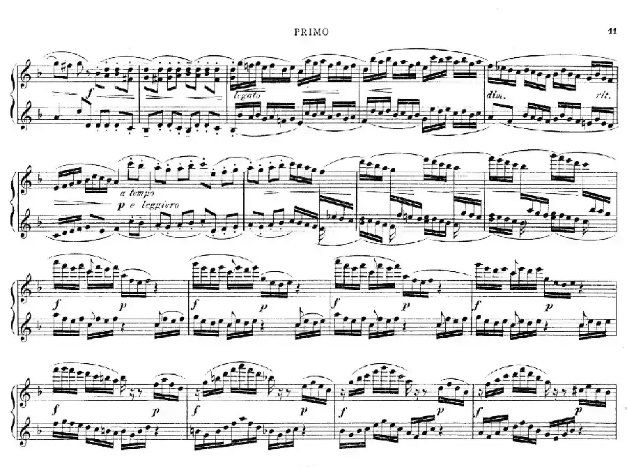 d小调托卡塔与赋格(BWV 565·雷格改编钢琴四手联弹版)