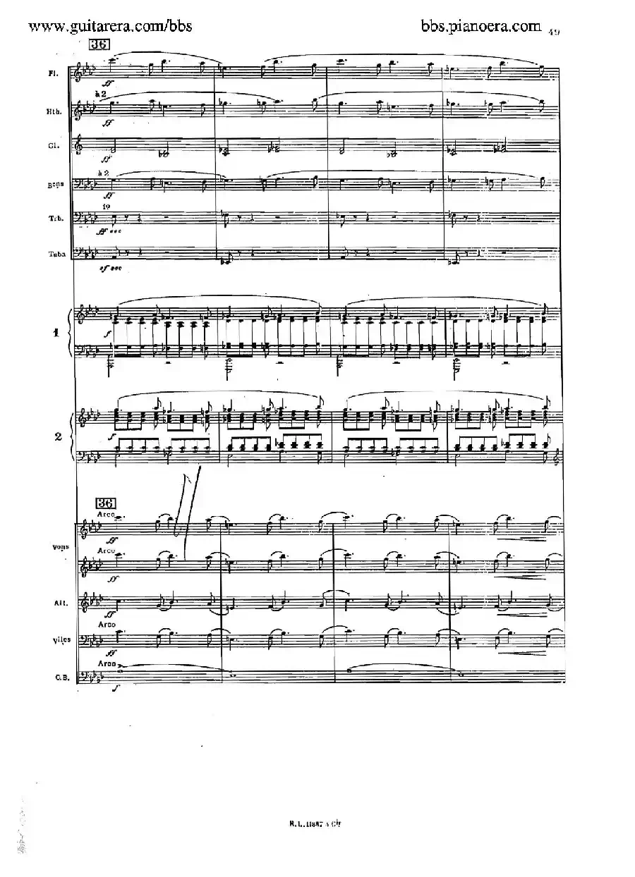 Concerto for 2 Pianos in d Minor(d小调双钢琴协奏曲·总谱)