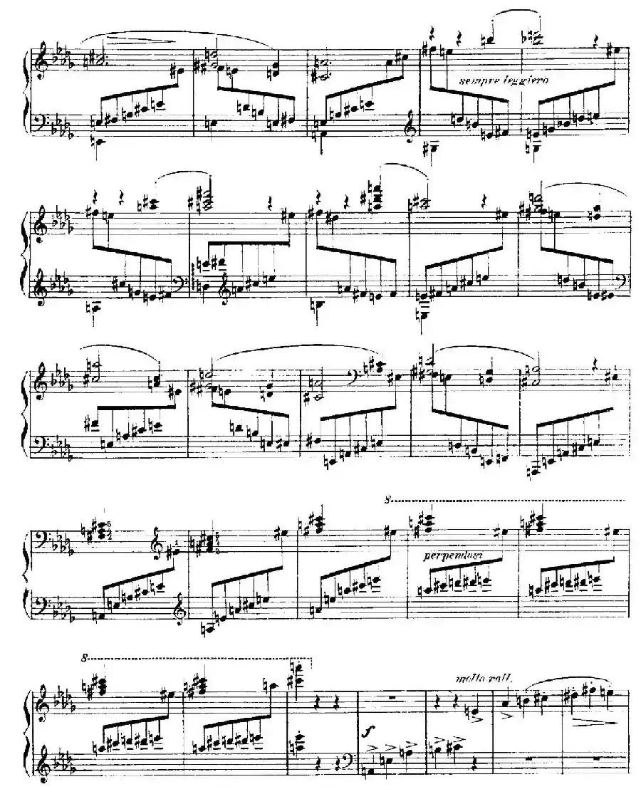 4 Valses Caprice(4首随想圆舞曲)(Op.38 No. 2 in D-flat)