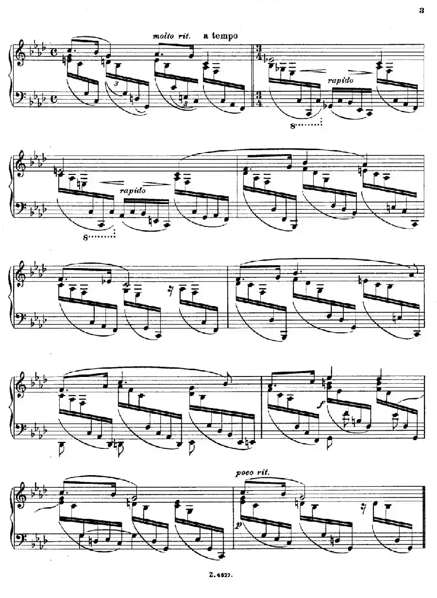 Charakterskizzen Op.40(个性素描 3. 无题 Nenien)