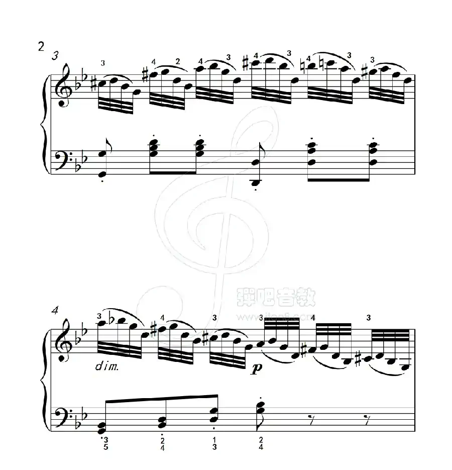 练习曲 21(克拉莫钢琴练习曲60首)