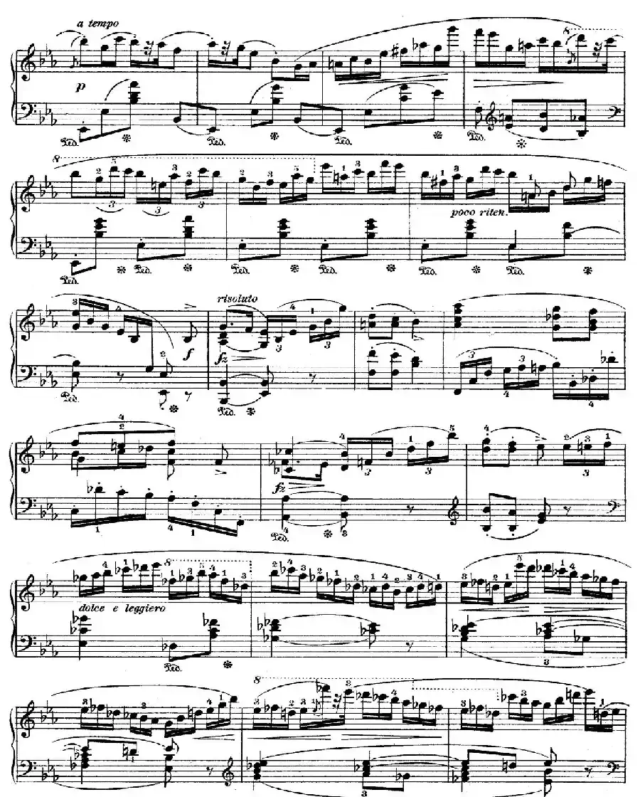 Rondo in E flat Major Op.16(降E大调回旋曲)