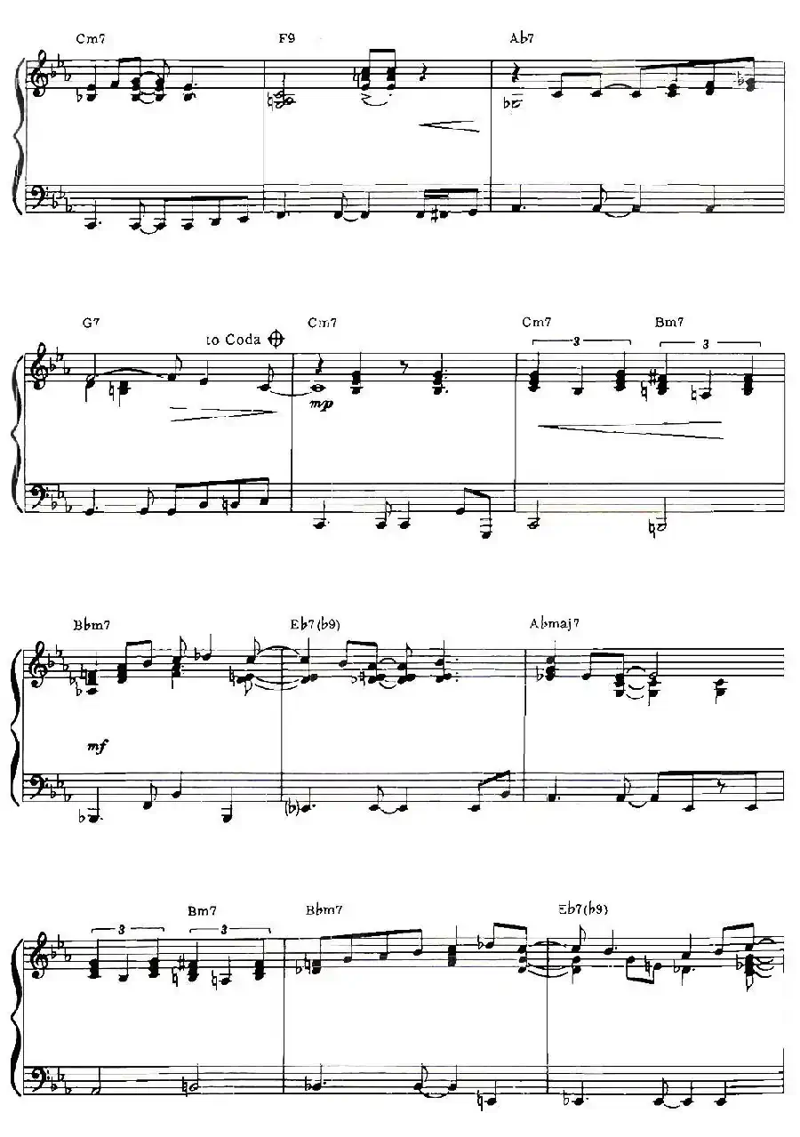 100首欧美流行歌曲钢琴独奏:THIS MASQUERADE