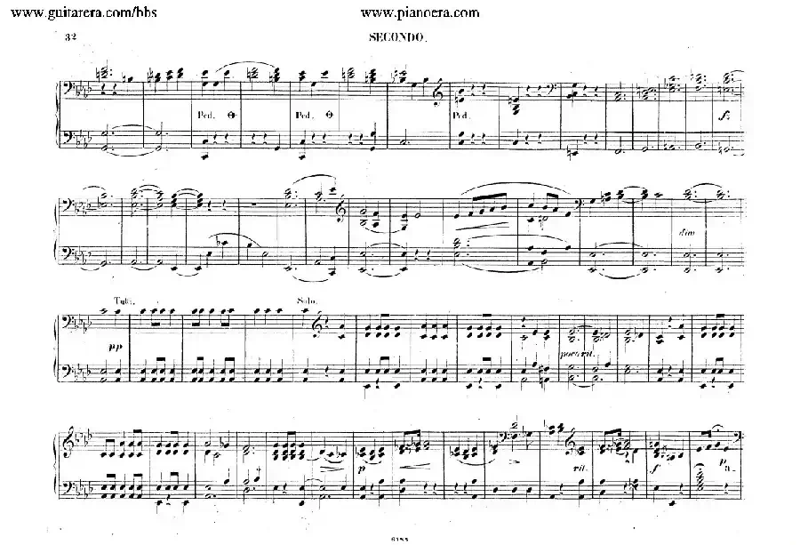 Piano Concerto No.2 in f Minor Op.21(f小调第二钢琴协奏曲·四手联弹版)
