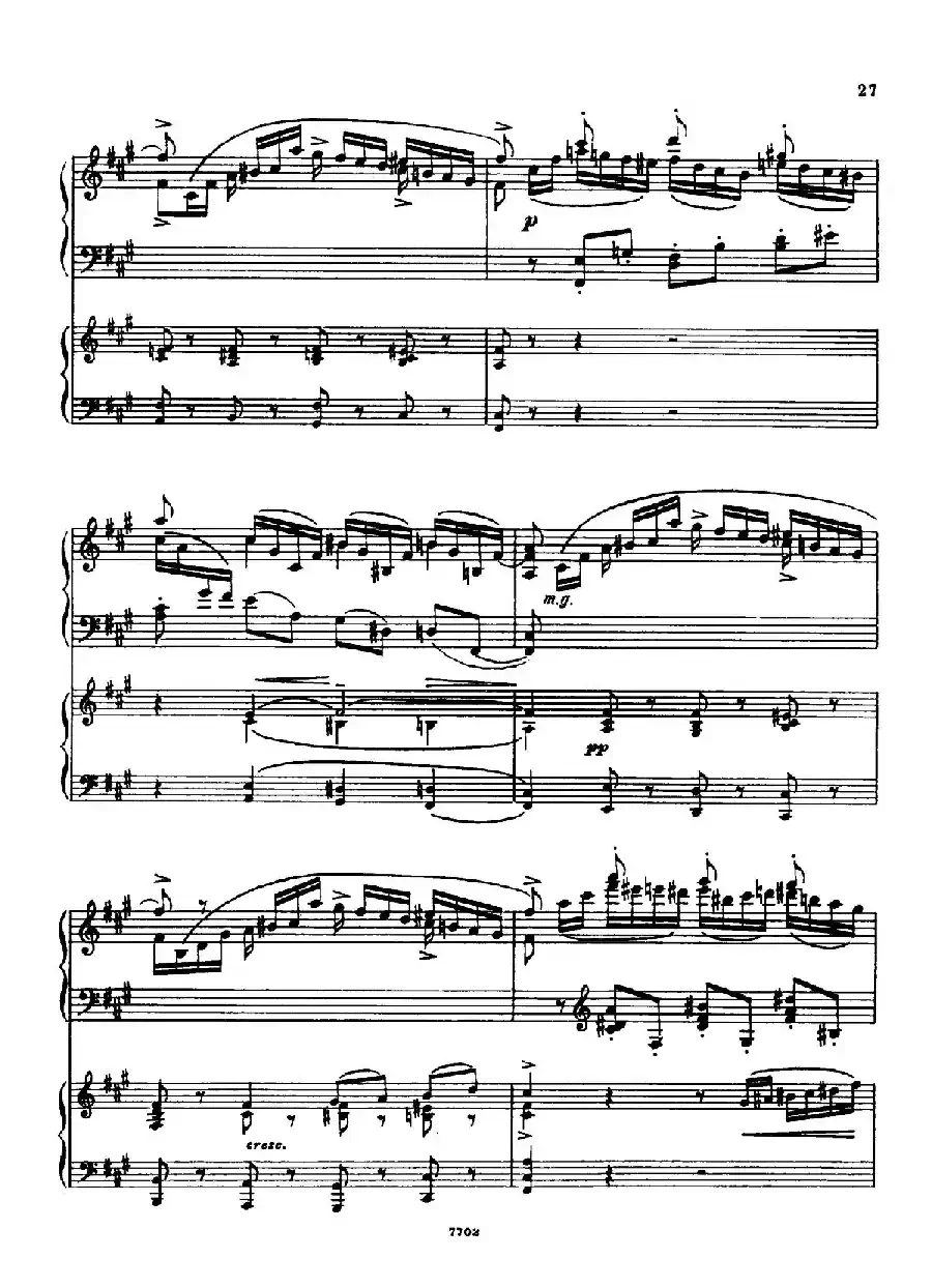 升f小调第一钢琴协奏曲 Op.1(双钢琴版)