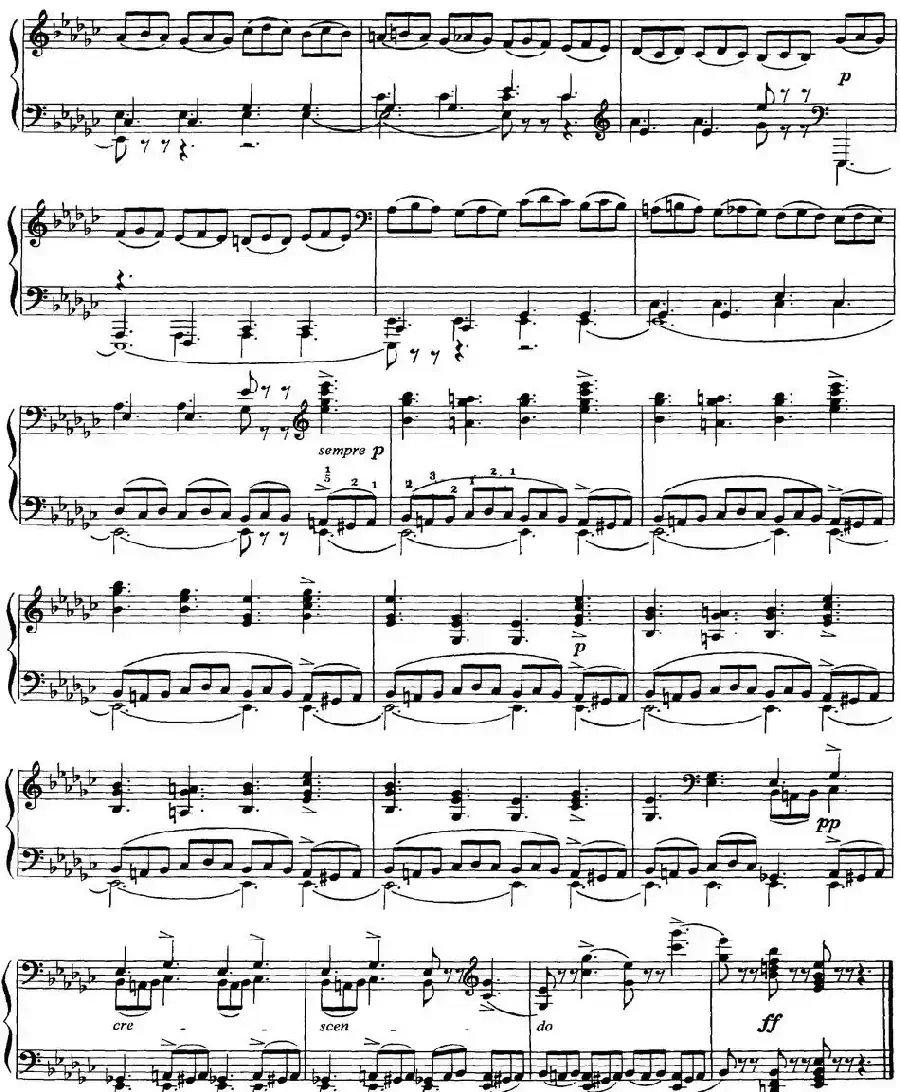 柴可夫斯基18首钢琴小品Op.72(10.Scherzo-fantaisie)