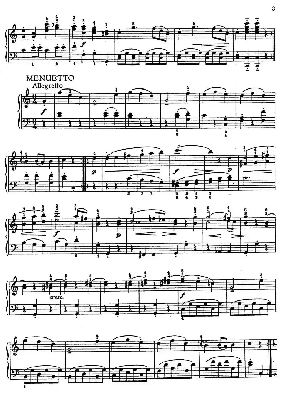 6 Viennese Sonatinas K.439b(6首维也纳小奏鸣曲·Ⅰ)