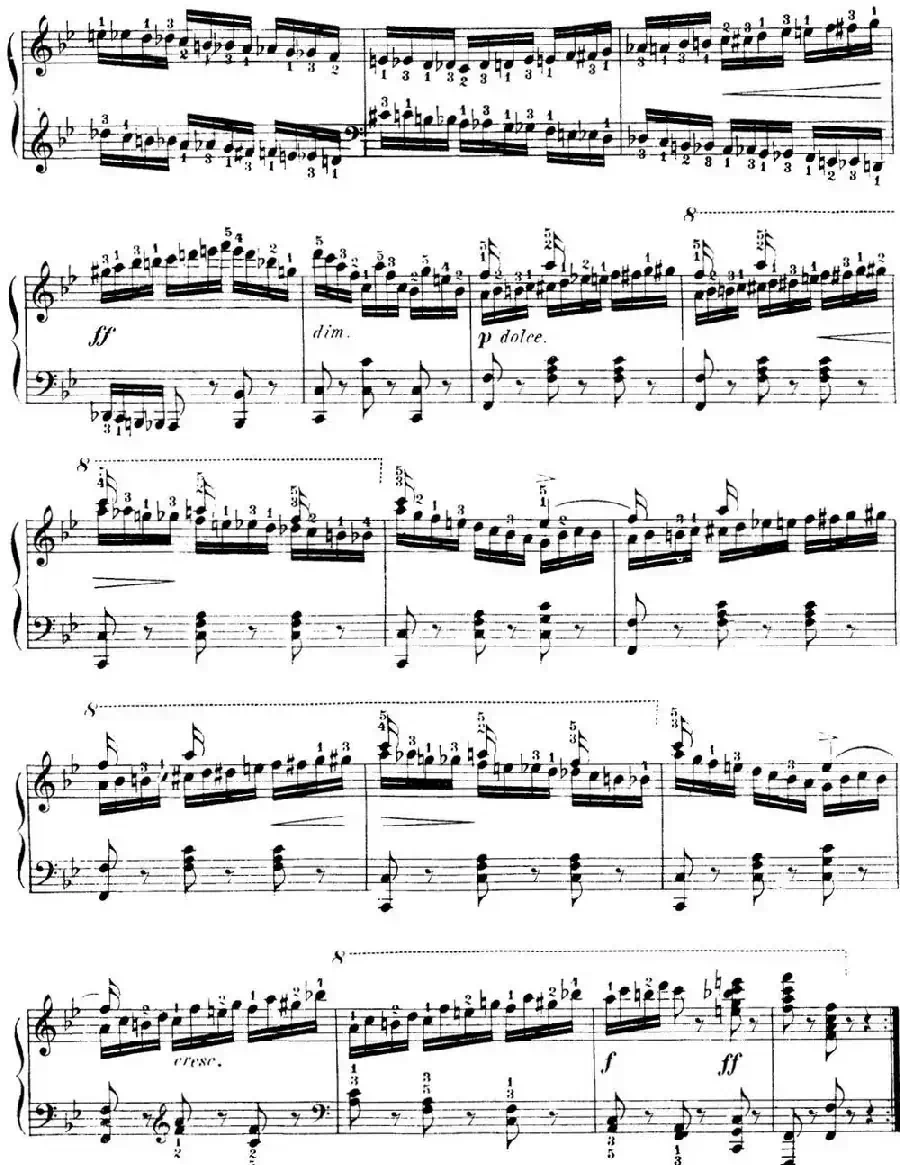 40首车尔尼Op.299钢琴快速练习曲(NO.31)