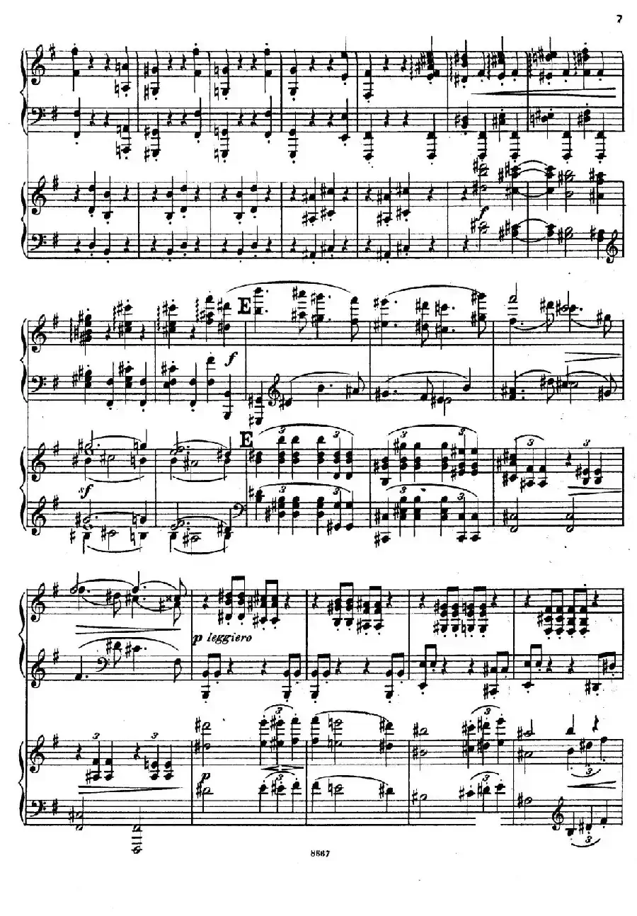 Symphony No.4 in e Minor Op.98(e小调第四交响曲·双钢琴)